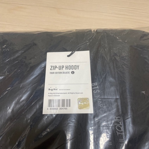 bts zip-up hooby パーカー