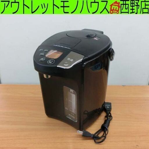 電動ポット タイガー まほうびん 2021年製 2.2L PIS-A220 ブラウン 電気ポット 茶系 蒸気レスVEまほうびん とく子さん  札幌 西野店