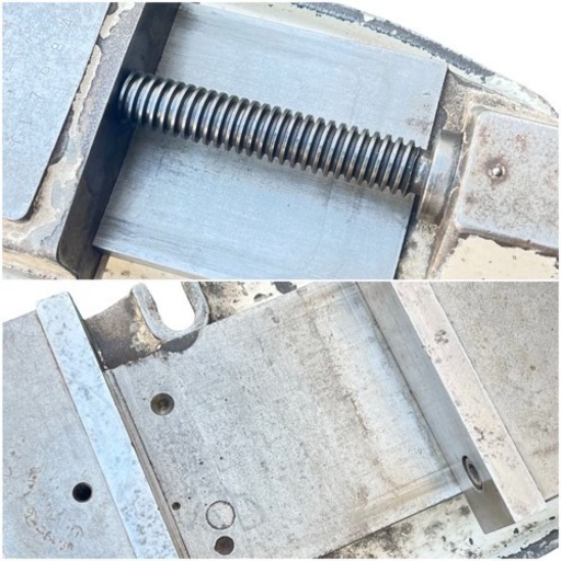 ○津田駒 マシンバイス TSUDAKOMA 口巾175mm 最大開口135mm 機械バイス