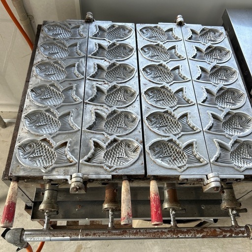 ガス鯛焼き機　付属品あり