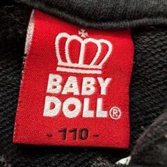 BABY DOLLフード付きベスト 110の画像