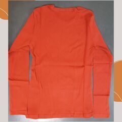 Pom Ponette ロングTシャツ (サイズL、未使用、レッド)の画像