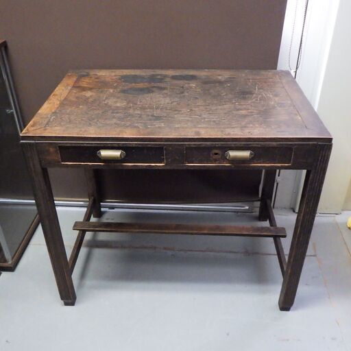 昭和 レトロ アンティーク ヴィンテージ 平机 勉強机