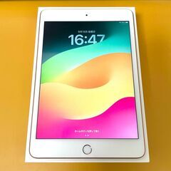 【中古 美品】Apple iPad mini 第5世代 Wi-Fiモデル 64GB ゴールド MUQY2J/A  2019年モデル mini5