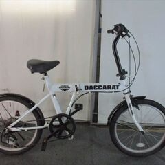 D780　★9000円★　折りたたみ中古自転車【20インチ　白 】
