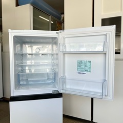 【超美品‼️】ハイセンス 2023年製 135Lノンフロン冷凍冷蔵庫 2段冷凍室 自動霜取り エディオンモデル ホワイト♪の画像