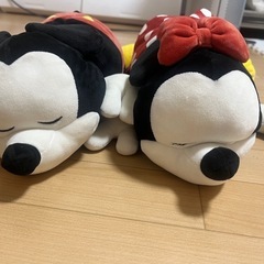 ミッキーミニーペア人形の画像