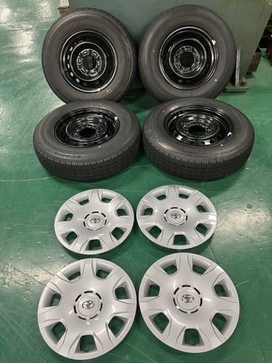 ハイエース　純正タイヤ・ホイール4本セット(新車外し)