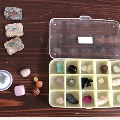 24～26点ほどの天然石標本/古代化石標本