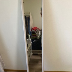 姿見 木枠 白 オシャレ‪☆