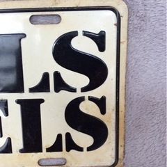 HELLS ANGELS ライセンスプレート  アメリカン雑貨 アメリカ 雑貨 サインプレート サインボード ティンサイン メタルプレート ブリキ おしゃれ カフェ バー 店舗 ガレージ 雑貨インテリア 看板 標識の画像