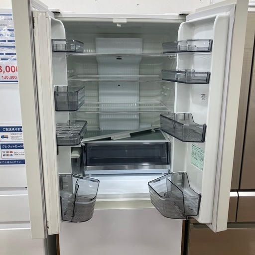 4ドア冷蔵庫　Panasonic NR-JD5100V-W 2015年製　44,000円