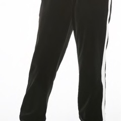 FOREVER21 Girls サイドライン ボトムス ブラック 1点の画像