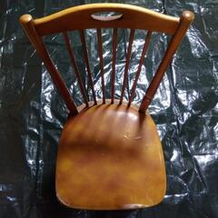 ジャンク　松田家具 ダイニングチェア レトロチェア アンティークの画像
