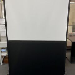 PLUS 会議用 フロアタイプスクリーン 自立式 60インチ FS-60の画像