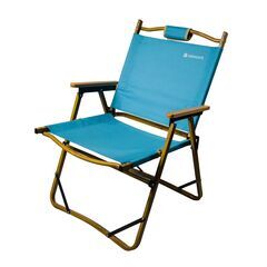 【新品未使用】軽量折りたたみチェア　キャンプ用品　1人用　スカイブルー