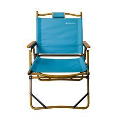 【新品未使用】軽量折りたたみチェア　キャンプ用品　1人用　スカイブルーの画像