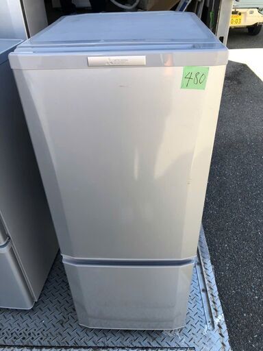 北九州市内配送設置無料✨480　三菱電機 MITSUBISHI ELECTRIC 冷蔵庫 Pシリーズ （146L） ピュアシルバー MR-P15Y-S