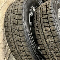 20249159【札幌】155/65R14スタッドレス　冬タイヤ　社外14アルミ　Nボックス　スペーシア　ラパン　ワゴンRの画像