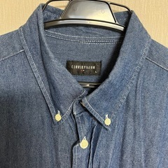 メンズ　デニムシャツの画像