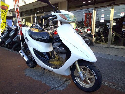 NO.5149　ホンダ　ライブＤｉｏ　ＺＸ　２サイクルエンジン　リヤスポイラー　ディスクブレーキ　キャストホイール　ホワイト