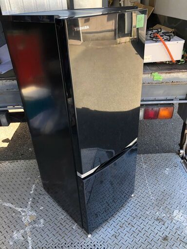 北九州市内配送設置無料✨491? GR-M15BS-K 冷蔵庫 BSシリーズ ピュアブラック [153L /2ドア