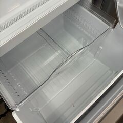 【レガストック江東店】パナソニック 冷蔵庫 幅59cm 335L サテンゴールド NR-C344GC-N 3ドア 右開き 野菜室が真ん中 フルフラットガラスドア 2024年製の画像
