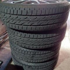 軽自動車タイヤ　ホイルセット　4本　155/65R13　