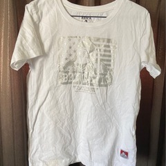 早い者勝ち！大量まとめ割？！美品♡BEN  DAVIS シルバープリントtシャツ(M)の画像
