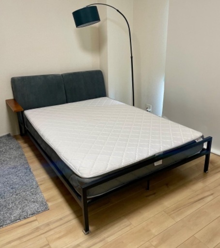ダブルベット(マット付き)&スタンドライト