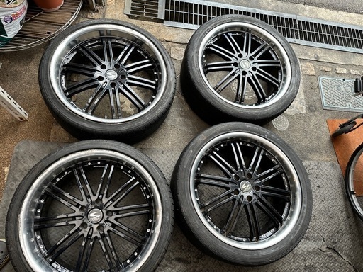 【引き取り限定】S-HOLD タイヤセット 245/40ZR20 245/35ZR20