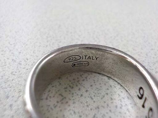 お値下げ中！ メゾン マルジェラ Maison Margiela ツイストリング 16号 指輪 ナンバーロゴ silver SV925