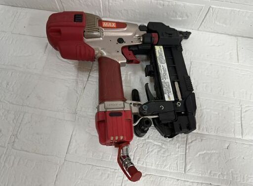 動作確認済 マックス釘打機 スーパーネイラ HA91057 HA-50F1(D) 4MA フロア用 釘打機 エアダスタ 高圧 MAX 