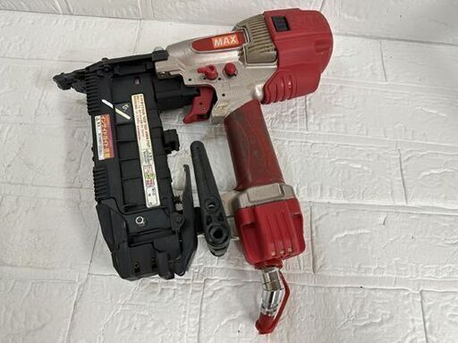 動作確認済 マックス釘打機 スーパーネイラ HA91057 HA-50F1(D) 4MA フロア用 釘打機 エアダスタ 高圧 MAX 