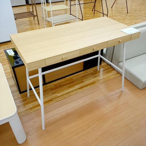 ★ジモティ割あり★ IKEA　デスク　ナチュラル　クリーニング済　YJ3871