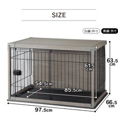 【お話し中】ペットケージ　アイリス　インテリアウッディサークル　PIWS-960 中古美品の画像