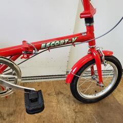 ESCORT-V 14インチ 折りたたみ自転車　　新品 Amazon | 12インチ 折りたたみ自転車 リアキャリア付 お洒落な