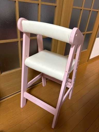 子ども用　ハイチェア　高さ調整可