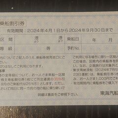東京湾納涼船 ★ 1名500円　売店15％割引券おまけ付き！の画像
