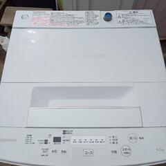 TOSHIBA　洗濯機　2020 4.5キロ