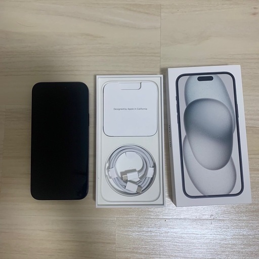 iPhone15plus 128GB ブラック　使用３ヶ月未満