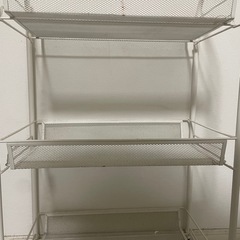IKEA　白ワゴン　ラック