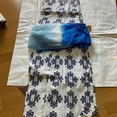 リメイク　端切れに！お古の着物【子供用浴衣と兵児帯】