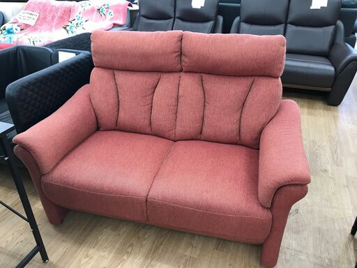 ★ジモティ割あり★  ソファー  H92×W130×D75 クリーニング済み KJ6219