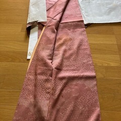 リメイク　端切れに！お古の着物【小紋ピンク】