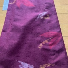 リメイク　端切れに！お古の着物【赤紫/スズラン？】の画像