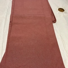 リメイク　端切れに！お古の着物【小紋／ピンク②】