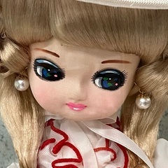 スキヨドール　リボン　フランス人形　ケース付　昭和レトロの画像