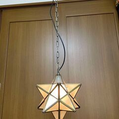 未使用ディクラッセ星形ペンダントライトの画像