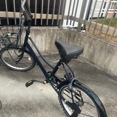 お話し中です自転車
